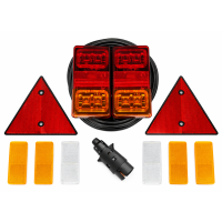 ZESTAW LAMP LED PRZYCZEP LAMPY TYLNE ODBLASK 7PIN